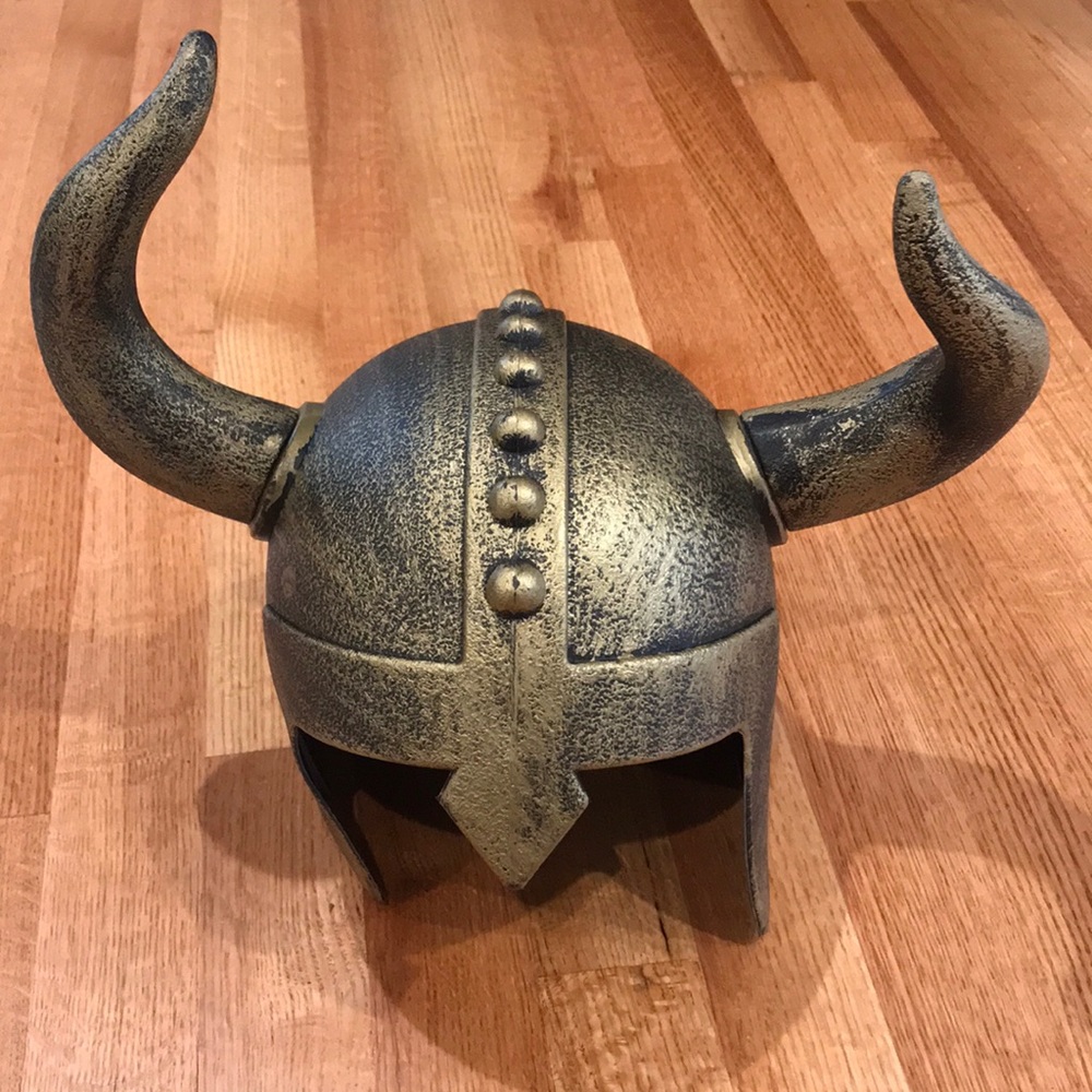 Viking hat. Costume.